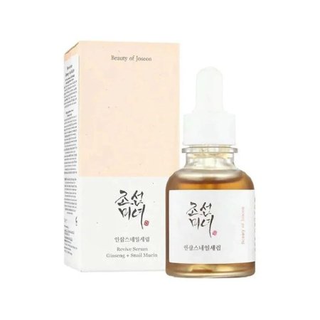 سيروم ترميم البشرة بالحلزون والجنسنغ الكوري (Beauty of Joseon Revive Serum: Ginseng + Snail Mucin)